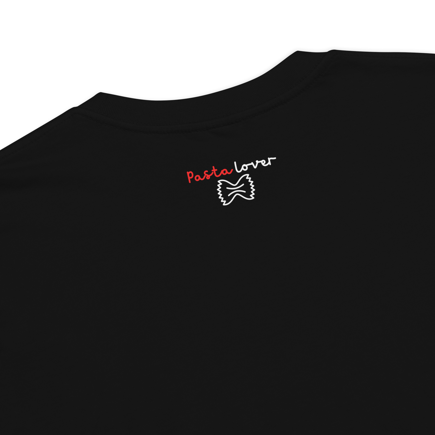 Bucatini t-shirt in black